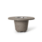 Indio Round Fire Table in Light Basalt