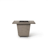 Indio Square Fire Table in Light Basalt