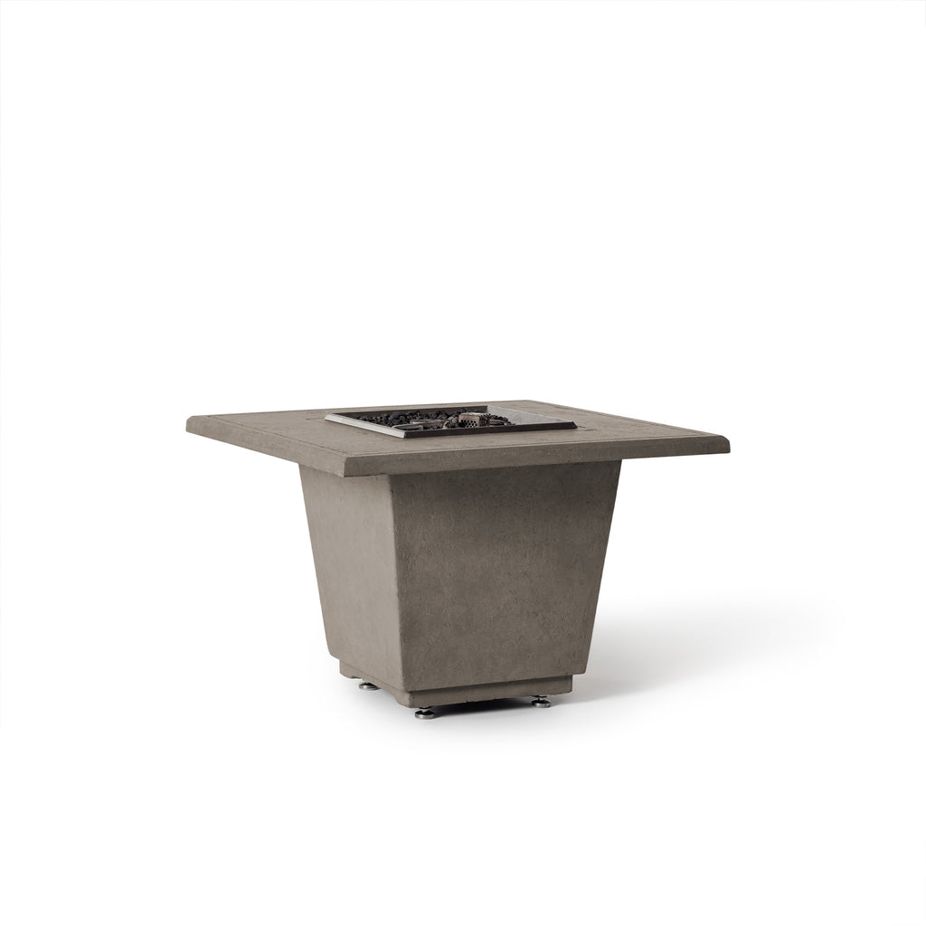Indio Square Fire Table in Light Basalt