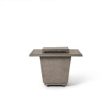 Indio Square Fire Table in Light Basalt