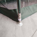 10' x 10' Canopy Tent with Mesh Netting and Double Tier Roof, Green