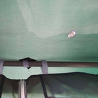 10' x 10' Canopy Tent with Mesh Netting and Double Tier Roof, Green