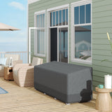 75" x 28.3" x 29.9" Waterproof Patio Sofa Cover, Grey