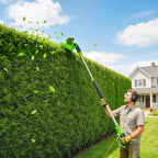 2.6 m Extendable Hedge Trimmer with 90° Head and 10 m Cable