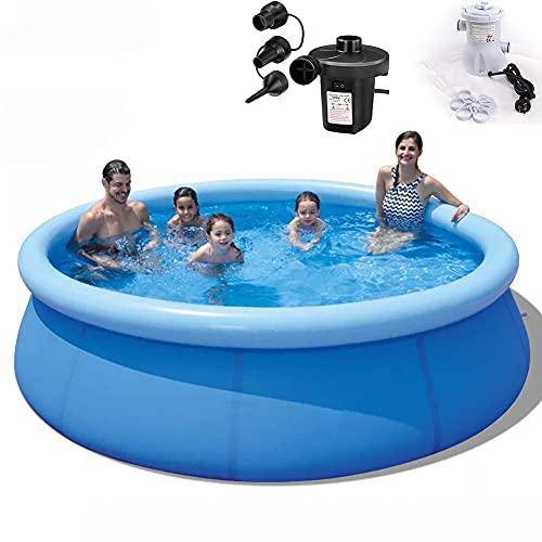Inflatable Family Swimming Pool with Air Pump