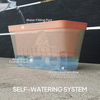 3 Pack 10.5" Self-Watering Planter Boxes with Water Level Indicator
