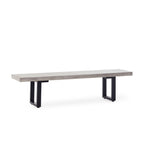 La Jolla 71" Bench in Charcoal