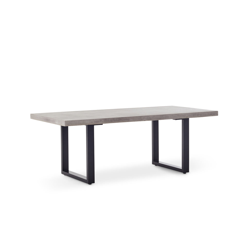 La Jolla 79" Dining Table in Charcoal