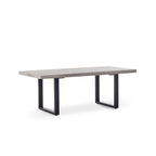 La Jolla 79" Dining Table in Charcoal