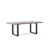 La Jolla 79" Dining Table in Charcoal