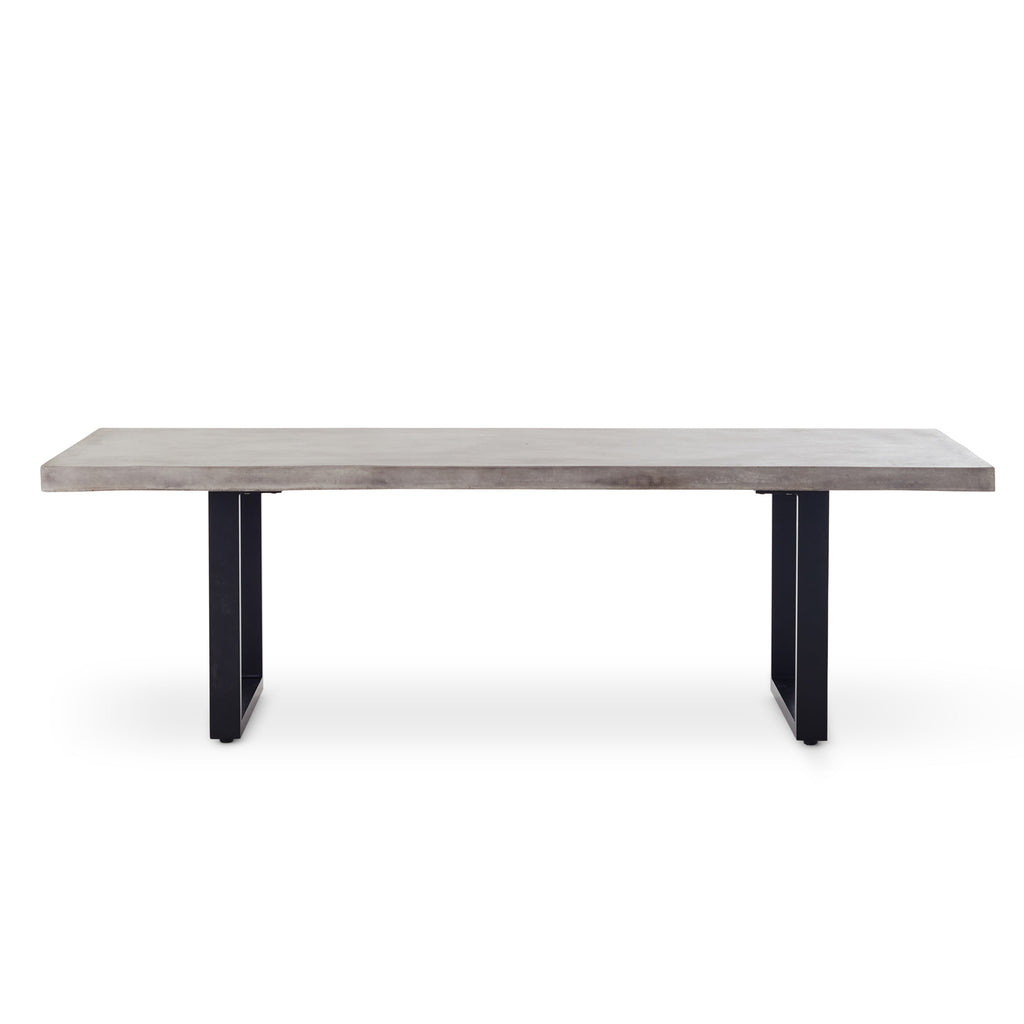 La Jolla 95" Dining Table in Charcoal