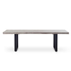 La Jolla 95" Dining Table in Charcoal