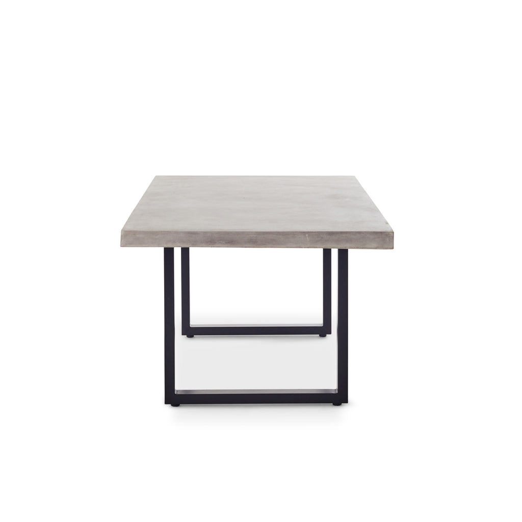 La Jolla 95" Dining Table in Charcoal