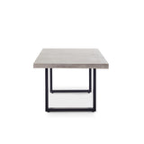 La Jolla 95" Dining Table in Charcoal