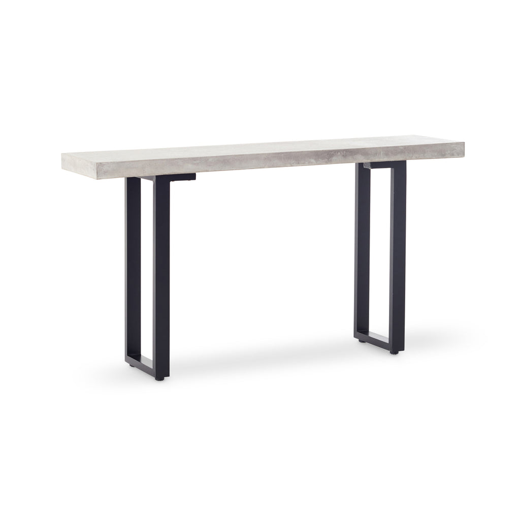 La Jolla Console Table in Charcoal
