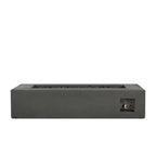 Aspen Rectangular Fire Table - Carbon