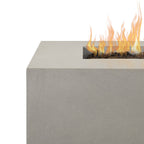 Aspen Rectangular Fire Table - Flint