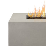 Aspen Rectangular Fire Table - Flint