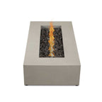 Aspen Rectangular Fire Table - Flint