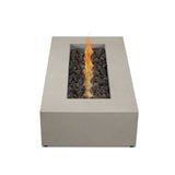 Aspen Rectangular Fire Table - Flint