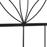 2 Pack Metal Garden Trellis Panels, 20" x 60", Black