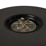 Legend Round Fire Table in Black Lava (Natural Gas)