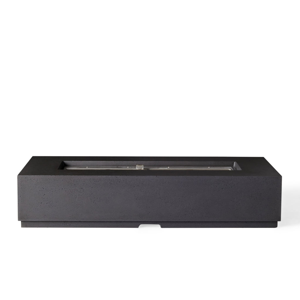 Legend 72" Rectangular Fire Table in Black Lava (Natural Gas)