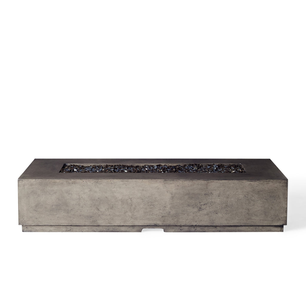 Legend 72" Rectangular Fire Table in Dark Basalt (Natural Gas)