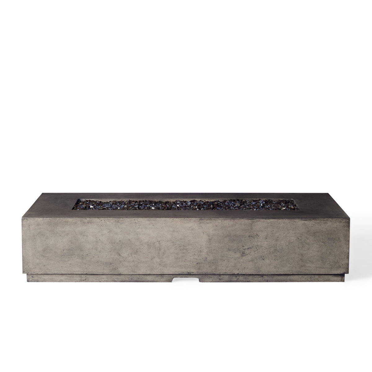 Legend 72" Rectangular Fire Table in Dark Basalt (Natural Gas)