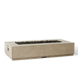 Legend 72" Rectangular Fire Table in Light Basalt (Natural Gas)