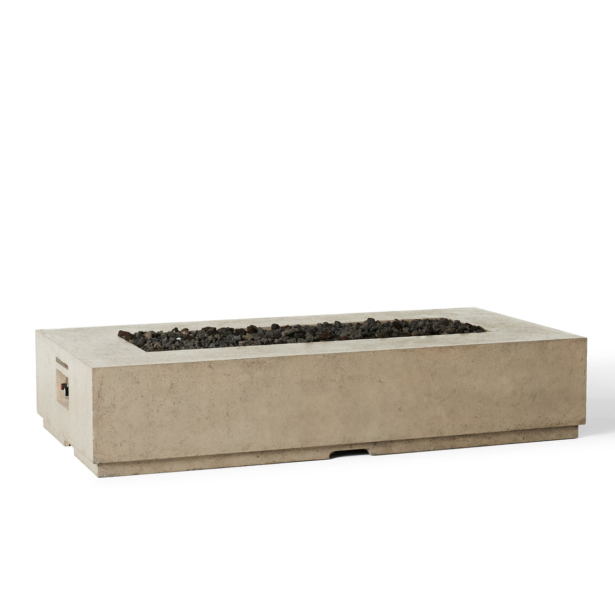 Legend 72" Rectangular Fire Table in Light Basalt (Natural Gas)
