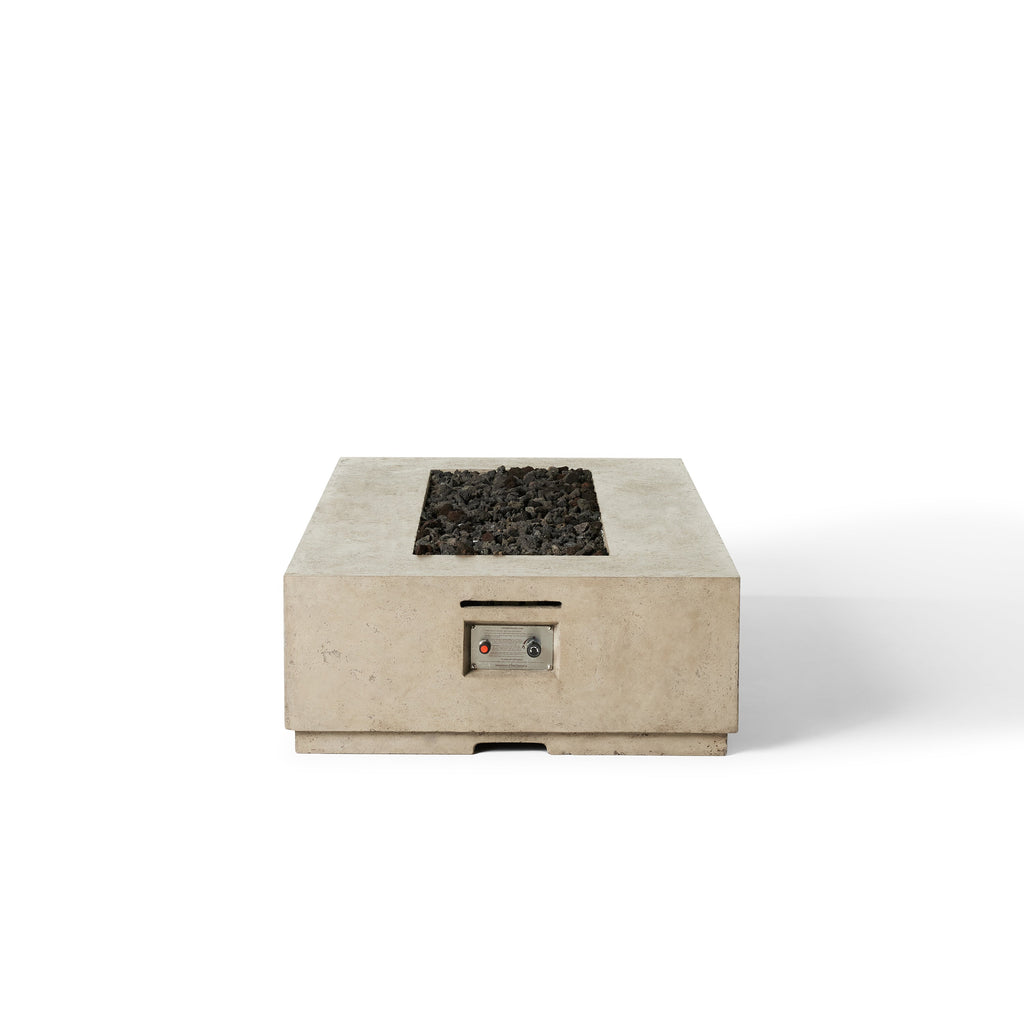 Legend 72" Rectangular Fire Table in Light Basalt (Propane)
