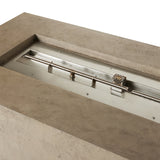 Legend 72" Rectangular Fire Table in Light Basalt (Propane)