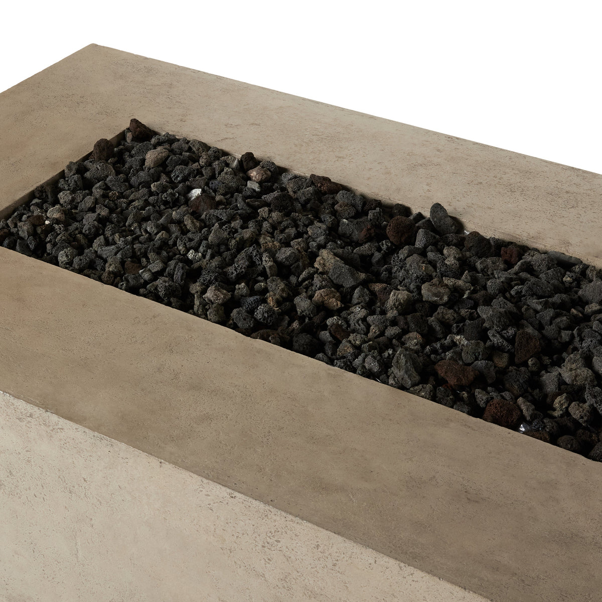 Legend 72" Rectangular Fire Table in Light Basalt (Propane)