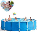 Round Metal Frame Above Ground Family Swimming Pool