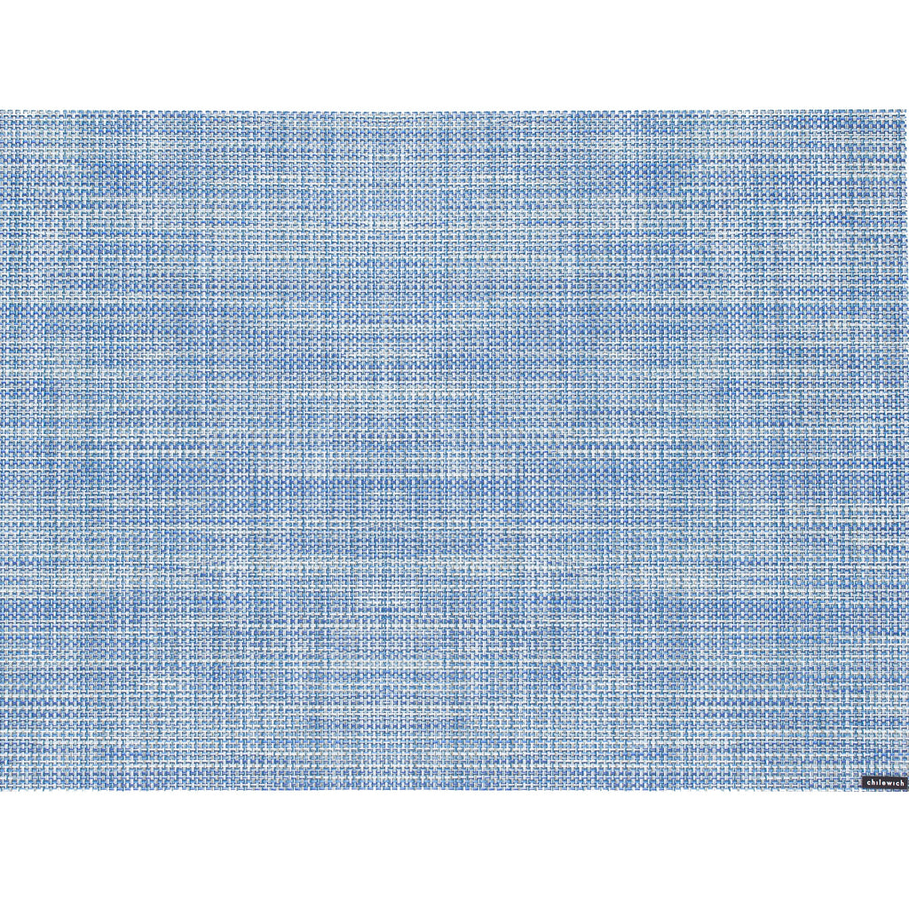 Mini Basketweave Table Runner in Chambray