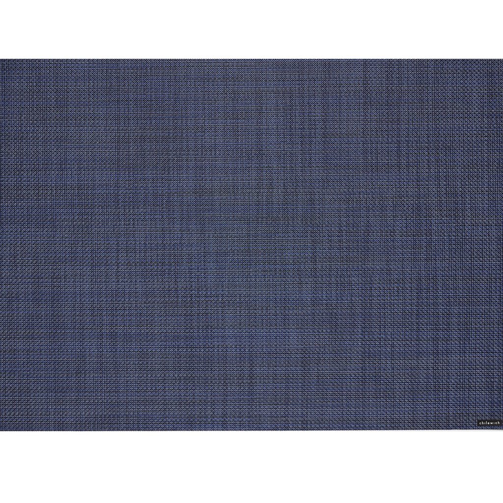 Mini Basketweave Table Runner in Indigo