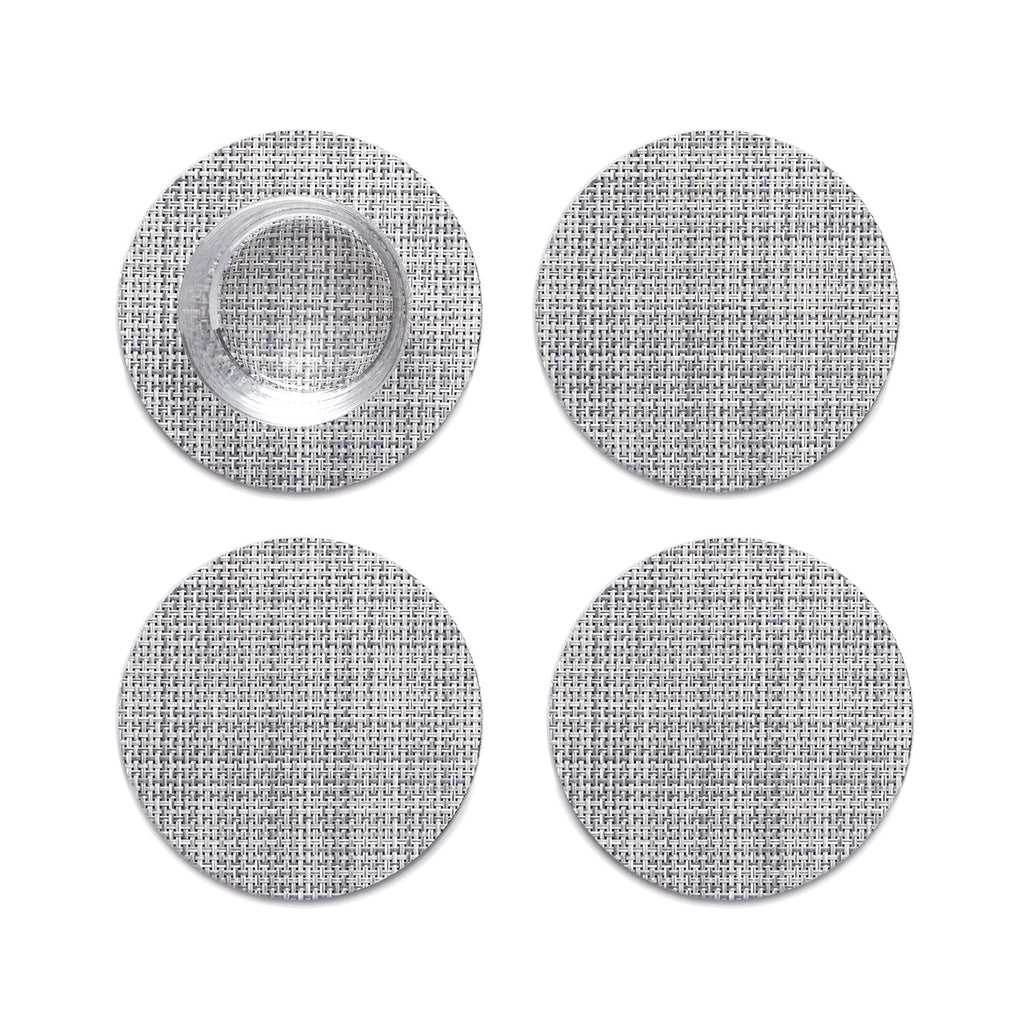 Mini Basketweave Coaster Set