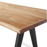 Montara 110" Live Edge Teak Dining Table