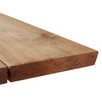 Montara 110" Live Edge Teak Dining Table