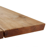 Montara 110" Live Edge Teak Dining Table
