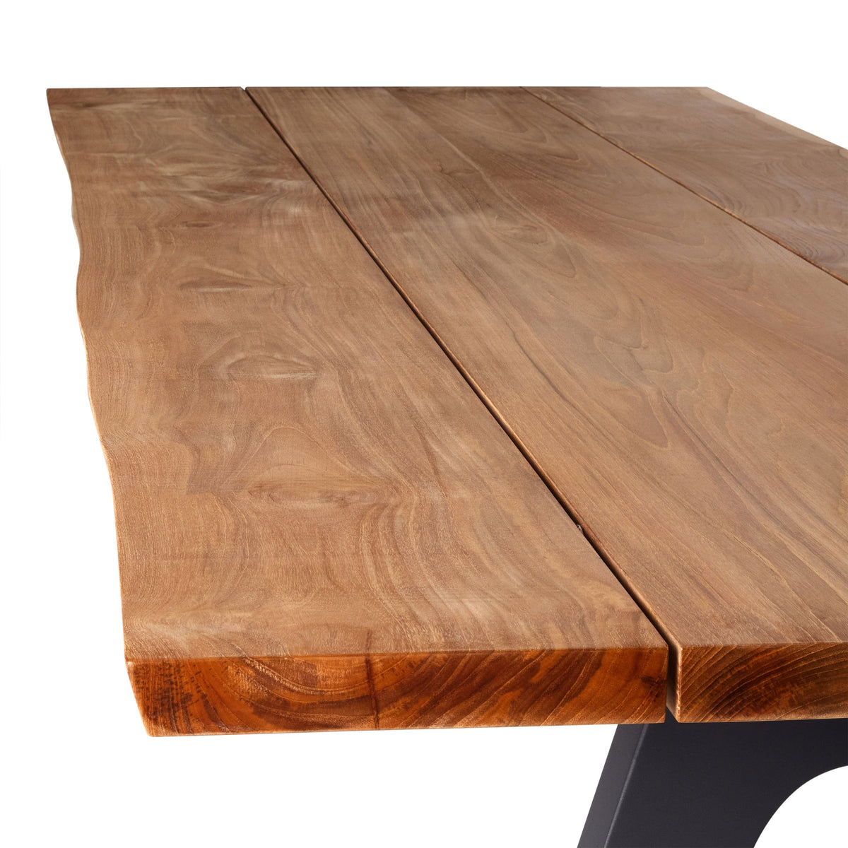 Montara 110" Live Edge Teak Dining Table