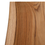 Montara 110" Live Edge Teak Dining Table