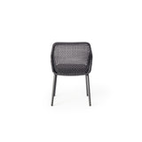 Montecito Dining Chair in Charcoal Aluminum