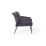 Montecito Lounge Chair in Charcoal Aluminum