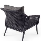 Montecito Lounge Chair in Charcoal Aluminum