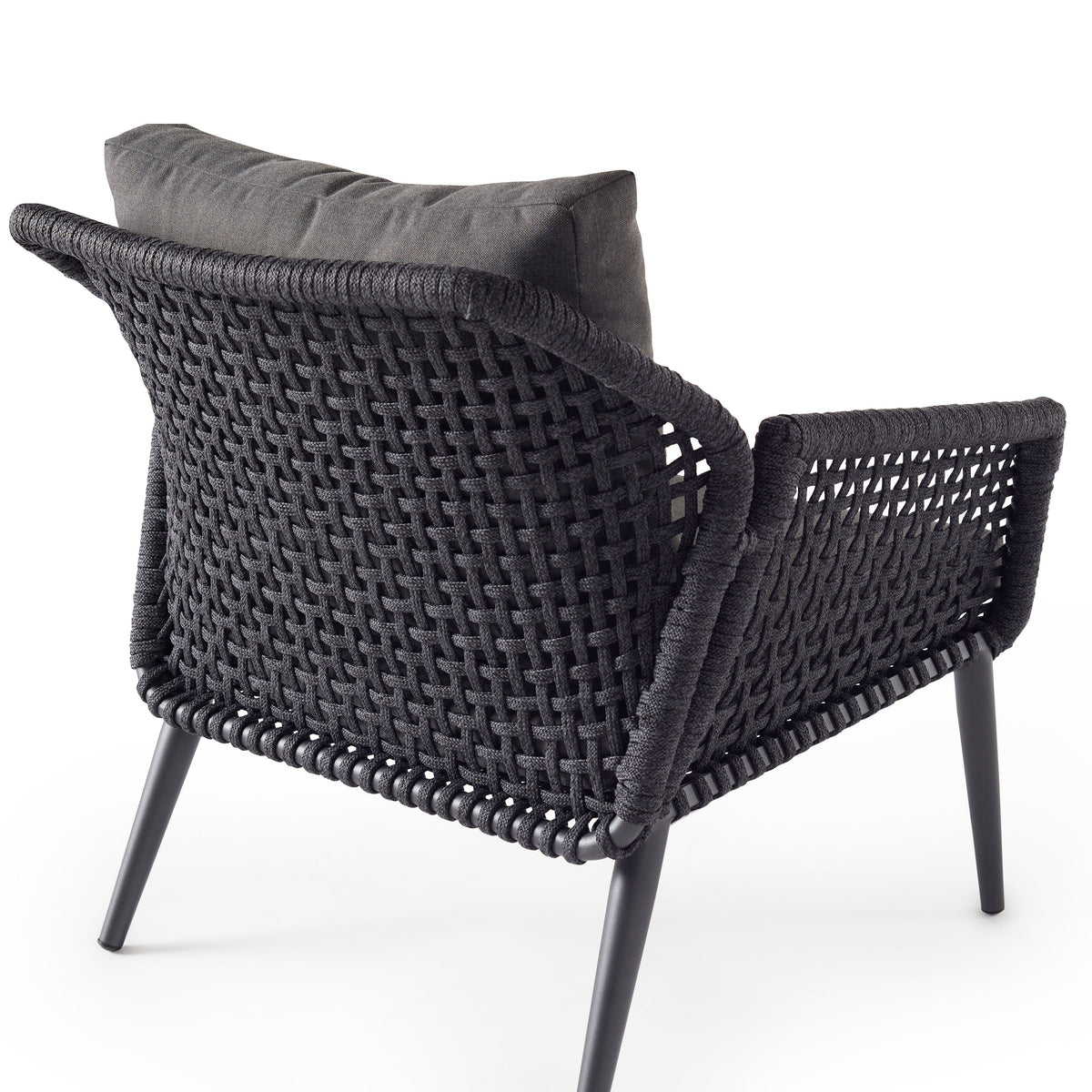 Montecito Lounge Chair in Charcoal Aluminum
