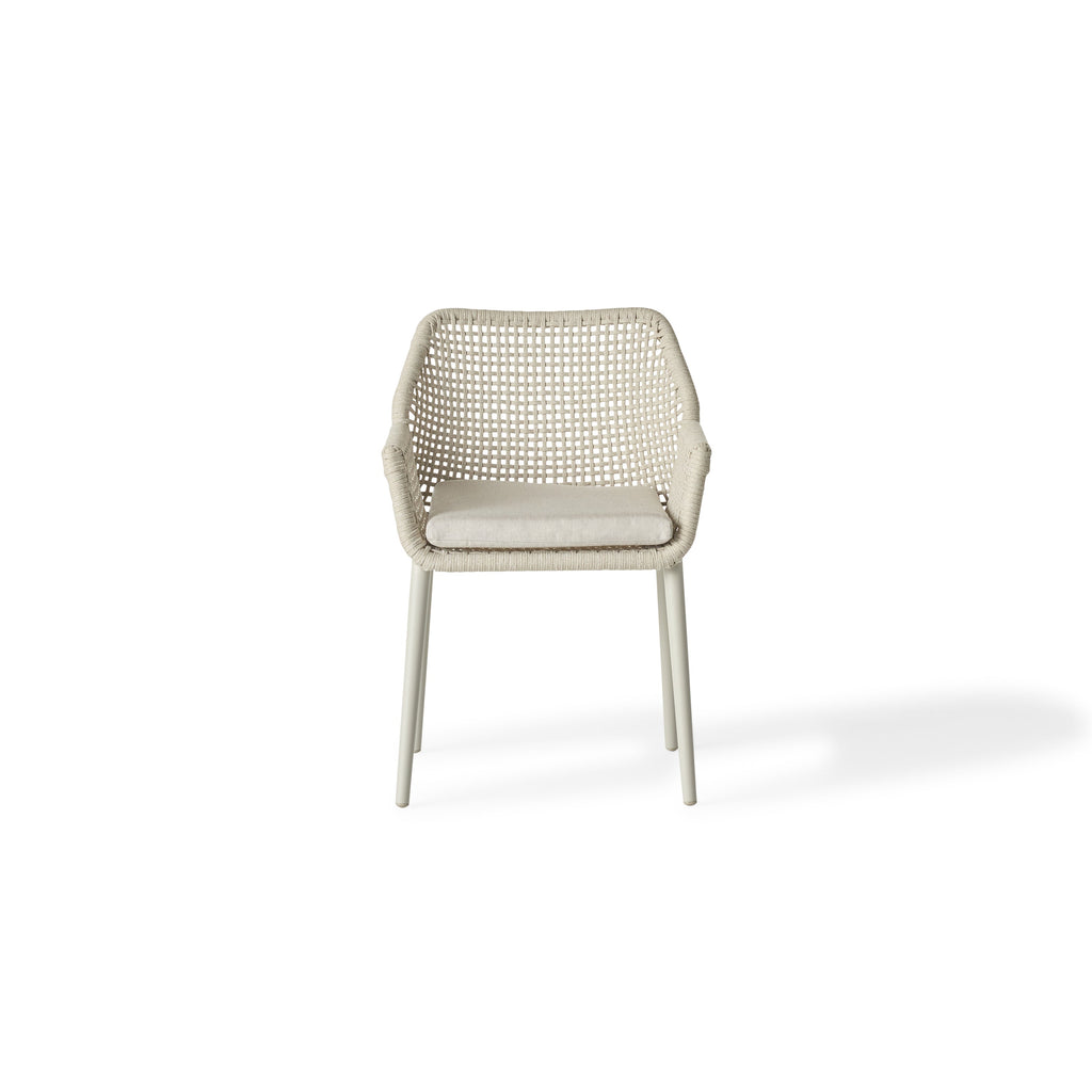 Montecito Dining Chair in Dune Aluminum