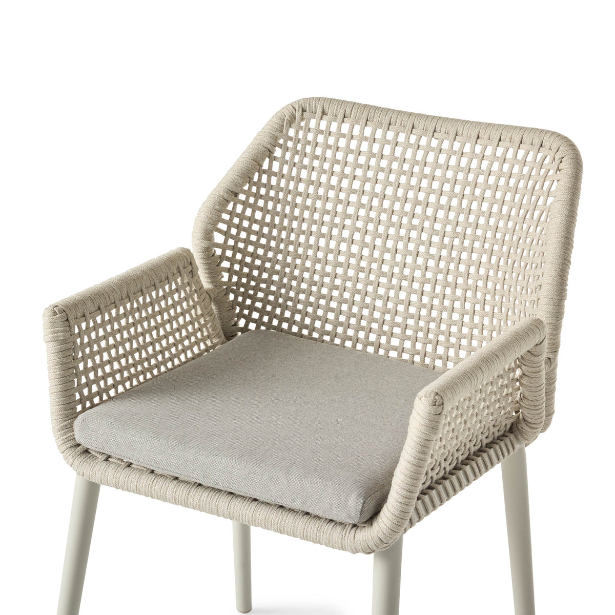 Montecito Dining Chair in Dune Aluminum