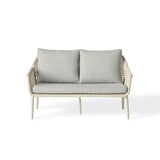 Montecito Loveseat in Dune Aluminum
